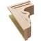 Ekena Millwork 11"W x 22"D x 33"H Classic Highland Rough Cedar Woodgrain TimberThane Corbel, Primed Tan CORUR11X22X33HLDRCPR - alternate 6
